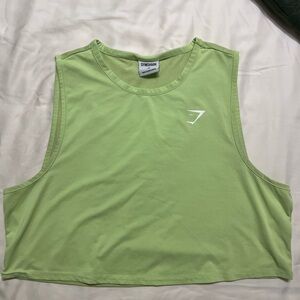 Gymshark Women's Yellow Crop Top